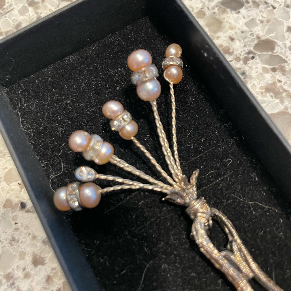 Vintage Swarovski by Tacori 925 Bridal Collection Hairpins ONLY - Picture 10 of 10